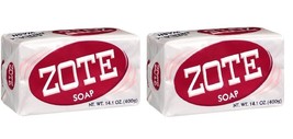 Zote Pink Laundry Bar Soap ( 14.1 oz) 2 Pack - £8.58 GBP