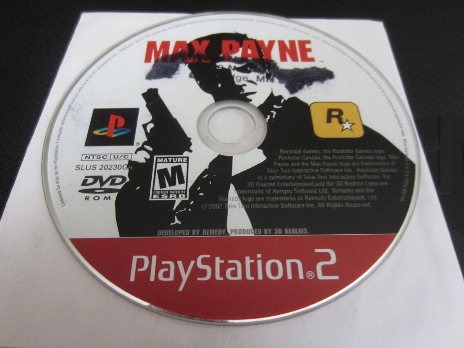 Primary image for Max Payne - Greatest Hits (Sony PlayStation 2, 2001) - Disc Only!!!