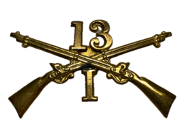 SPANAM, MINNESOTA, 13th INFANTRY REGIMENT, I COMPANY, ENLISTED, CAP DEVICE - $30.00