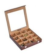 Scatola gioielli PULeather 16 slot, organizzatori di scatole per gioiell... - $57.42 CAD