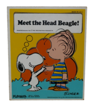 Playskool Peanuts Snoopy The Head Beagle Wooden Puzzle 230-15 - $183.40 MXN