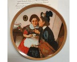Rockwell&#39;s Rediscovered Women GOSSIPING IN THE ALCOVE Plate Knowles Sixt... - $9.89