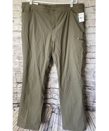 Eddie Bauer Womens Microfleece Lined Hiking Pants Tan XXL Gorpcore - $33.00