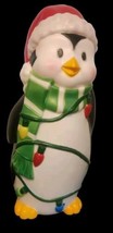 Holiday Time 24&quot; Penguin Christmas Light  Blow Mold Yard Art NO LIGHT - $49.50