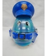 *Collectible Only* Galerie Blue Jelly Bean Police Officer Figure 5&quot; - $12.86
