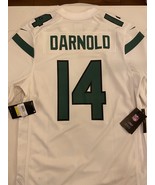 New York Jets Sam Darnold Nike White Game Jersey Men&#39;s Size S - £39.10 GBP