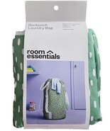 ROOM ESSENTIALS ~ Backpack Laundry Bag ~ Adjustable Straps ~ PEBBLE DOT ... - $31.96 CAD