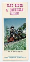 Flat River &amp; Southern Railroad Brochure North Palm Beach Florida - $17.82