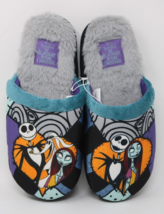 Womens Nightmare Before Christmas Scuff Jack &amp; Sally Slippers Size Lar 1... - $17.70