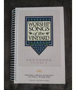 WORSHIP SONGS OF THE VINEYARD VOLUME 2 Spiral *Excellent Condition* - $327.26 MXN