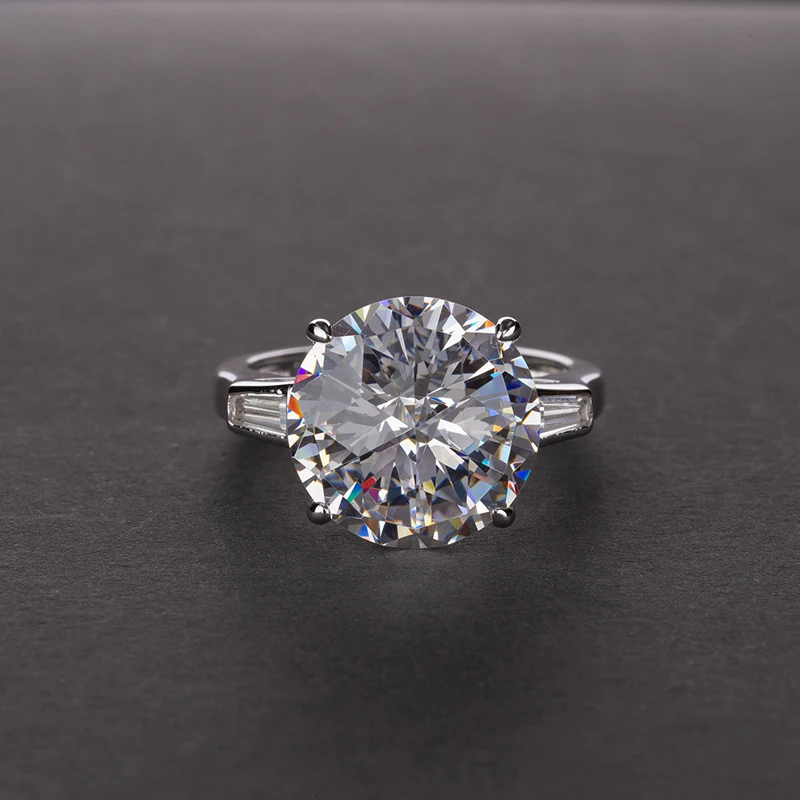 100% 925 Sterling Silver Citrine Pink Sapphire High Carbon Diamond Gemstone Enga - £43.60 GBP