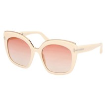 TOM FORD FT0944 25T Shiny Ivory With Rose Gold/Gradient Bordeaux 55-19-1... - $166.55