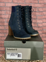 New Timberland Women&#39;s Glancy 6-inch Premium Waterproof Boot in Navy (TB0A14H1) - £98.92 GBP