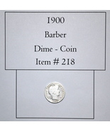 1900, Barber Dime, silver dimes, dimes, vintage coins, rare coins, old c... - £18.57 GBP