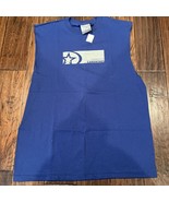 Vintage Paramount Parks Carowinds Mens Graphic Tank Top Blue Crew L New - $27.26 CAD