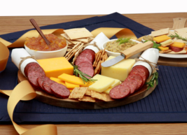 Classic Epicurean Meat &amp; Cheese Charcuterie Board - Exquisite Gift Baskets - £69.84 GBP