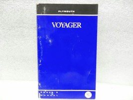 Plymouth Voyager 1992 Owners Manual 16655 - £10.89 GBP