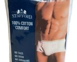 JcPenny Men’s Stafford Mid-Rise Briefs Size XL 3 Pack Underwear New - £34.18 GBP