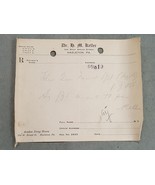 1923 antique DRUGGIST PRESCRIPTION hazleton pa DR. H. M. KELLER - £22.51 GBP