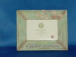 Russ Handpainted Shadowbox Picture Frame A Golden Yesterday - $6.92