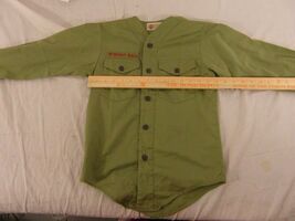 Children's Vintage Boy Scouts Of America Official Shirt Worn Size Tag 32473 - $17.82