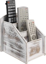 Mygift Whitewashed Wood Tv Remote Media Remote Storage Box, Remote Control - $34.94