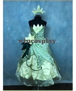 Kids Plus Any Sizes Disney Princess Frog Deluxe Tiana Cosplay Costume Ki... - $144.29 CAD