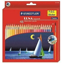 Low Cost Lot of 48 Staedtler Luna Water Color Pen (Colorful) Artist-
sho... - $60.88