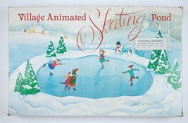 Department 56 Village Animated Skating Pond Empty Box Only - $7.91