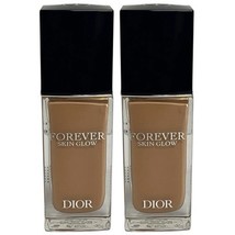 2X DIOR Forever Skin Glow Concentrated Floral SPF 15 Foundation 4WP Exp.... - $52.80