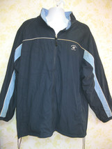 Men&#39;s Beverly Hills Polo Club Navy fleece lined jacket Sz Large See measurements - £14.12 GBP