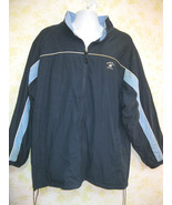 Men's Beverly Hills Polo Club Navy fleece lined jacket Sz Large See measurements - £14.13 GBP