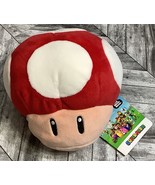 Mocchi Mocchi Super Mario Club Toad Mushroom Plush 12&quot; Collectible Toy - $22.07