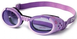Doggles Sunglasses Shatter Proof Anti Fog Ils Lilac Flower Medium - £23.97 GBP