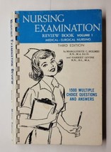 Nursing Examination Review Book Vol 1 Medical Surgical 1972 Third Edition - £11.66 GBP