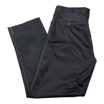 Aristo 18 Eighteen Mens 36 Golf Reno Pants Black Straight Leg Nylon Blend - $45.41