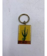 Vintage Metal LAS VEGAS Cactus Keyring Merchandise Express - $9.76