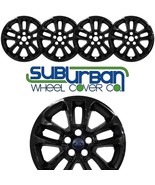 17&quot; Gloss Black Wheel Skins FITS 2020-2022 Ford Escape SE  # 7200-GB NEW... - £71.10 GBP