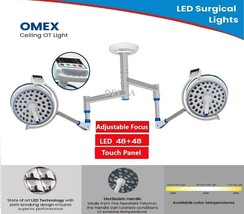 New Double Surgical ot light or lamp Examination Operation Theatre light 48+48 @ - £1,949.50 GBP