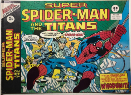 SUPER SPIDER-MAN &amp; THE TITANS #209 (1977) Marvel Comics UK  VG+/FINE- - $19.79