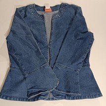 Hearts of Palm RN107680 Women&#39;s Lightweight Jacket Long Sleeve Denim Blu... - €16,94 EUR