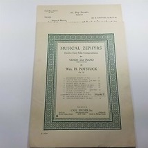 Musical Zephyrs Boy Scouts Violin &amp; Piano Sheet Music Potstock 1915 - £30.73 GBP