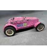 Vintage Buddy L Pressed Steel Pink 1932 Ford Roadster Coupe Hot Rod Car ... - $521.40 MXN