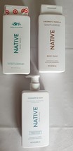 Lot of 3 Native Body Wash Coconut 18 Oz Each and Hair Conditioner 16.5 oz - $28.04