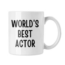 World&#39;s Best Actor Mug, Actor Coffee Mug, Actor Gifts - £13.23 GBP