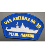 USS Arizona BB 39 Pearl Harbor Patch 4&quot; x 2.25&quot; US Navy Naval Battleship - £6.76 GBP
