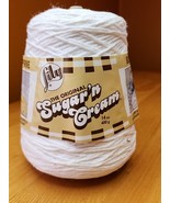 Lily Sugar&#39;n Cream Cotton Cone Yarn, 14 oz, White , 1 Cone - $332.12 MXN