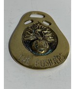 Royal Regiment of Fusiliers Horse Brass Medallion Historic English Military - £41.78 GBP