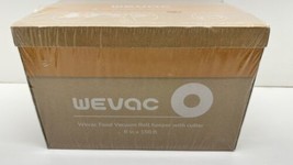 Wevac 8” x150’ Food Vacuum Seal Roll Keeper w. Cutter Ideal Vacu Sealer Bag - £24.25 GBP