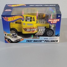 Hot Wheels Fast Racer Pullback BONE SHAKER YELLOW 2020 MODEL - Loose - £5.82 GBP